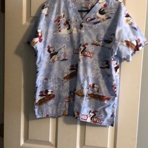 Scrub top & matching jacket